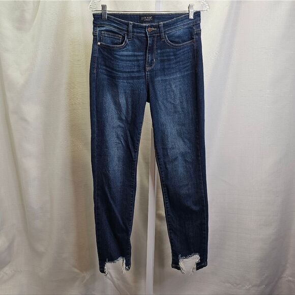Judy Blue Relaxed Fit Shark Bite Hem Jeans Size 5/27 - Picture 2 of 6